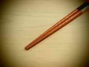 塗箸 ： 彩華 オレンジ