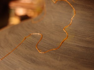 工場ギャラリー ： 漆 津軽塗 塗分津軽