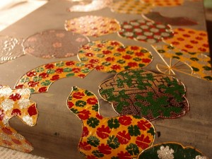 工場ギャラリー ： 漆 津軽塗 塗分津軽