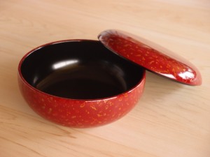 蓋付菓子器 すみれ