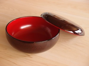 蓋付菓子器 すみれ