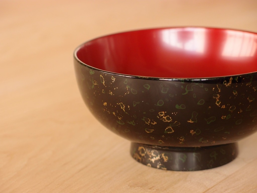 津軽塗 唐塗 汁椀