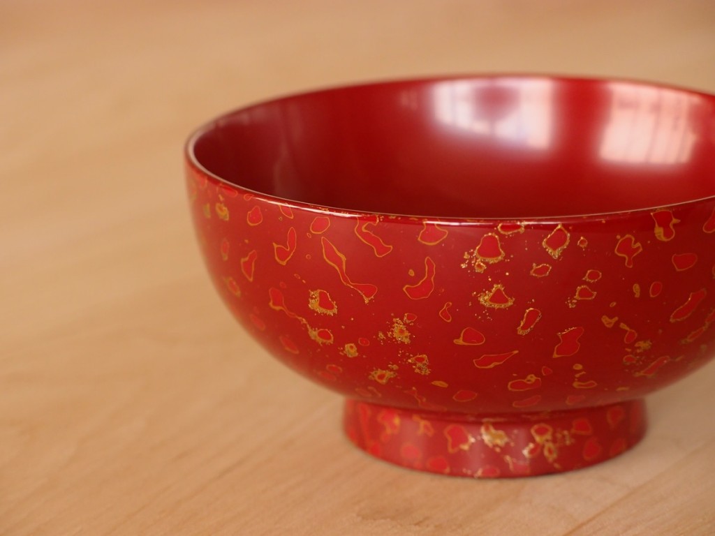 津軽塗 唐塗 汁椀