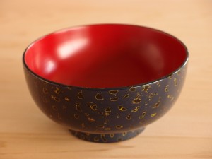 津軽塗 唐塗 汁椀