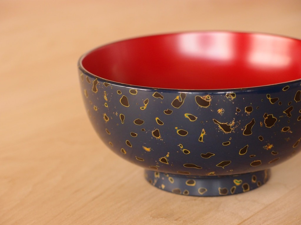 津軽塗 唐塗 汁椀