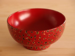 津軽塗 唐塗 汁椀