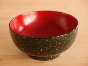 津軽塗 唐塗 汁椀