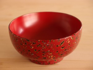 津軽塗 唐塗 特赤