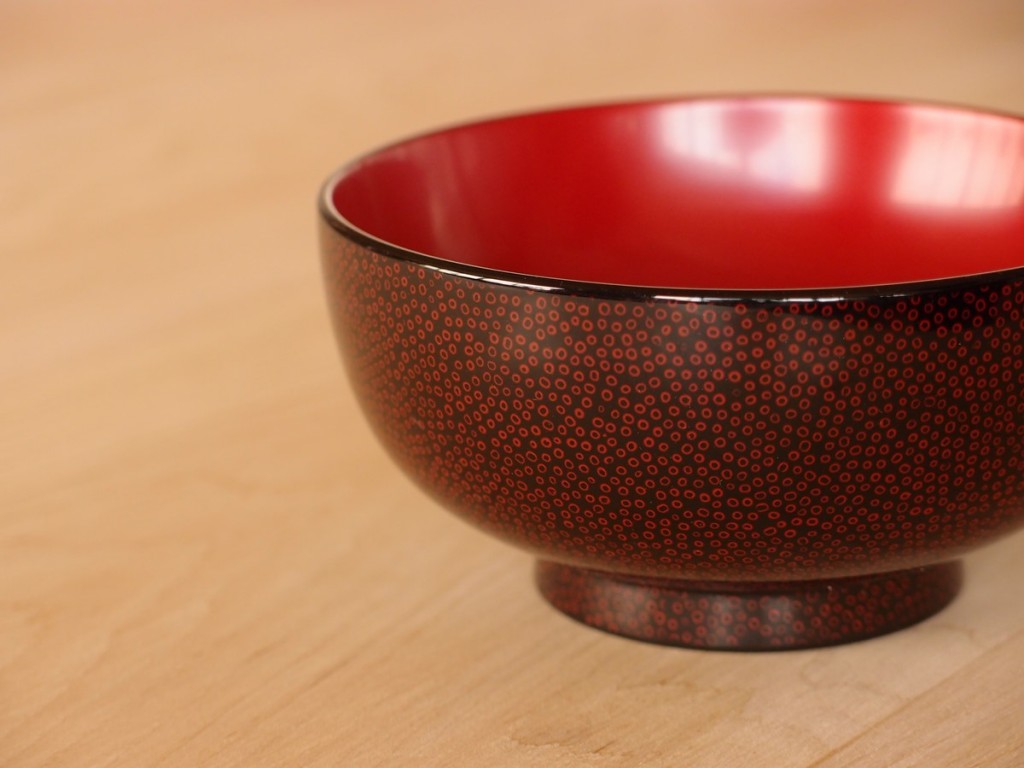 津軽塗 七々子塗 汁椀