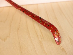 津軽塗 唐塗 茶杓