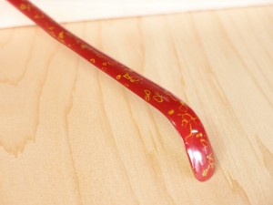 津軽塗 唐塗 茶杓