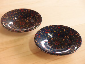 津軽塗 唐塗 茶托