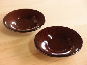 津軽塗 七々子塗 茶托