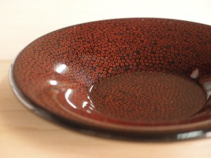 津軽塗 七々子塗 茶托
