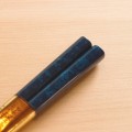 津軽塗 箸 ロイヤルブルー