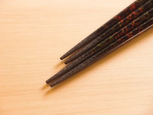 めじゃ 津軽塗 すべらない箸 夫婦箸 唐塗 呂