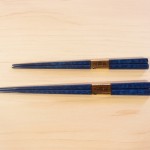 CPW-5011] 津軽塗箸 ロイヤルブルー | 津軽塗たなか オンラインストア