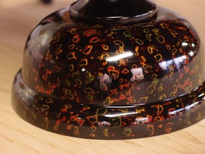 津軽塗 高坏 唐塗 呂