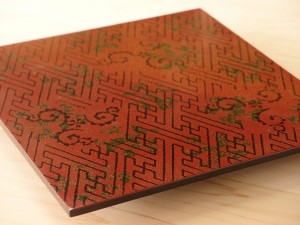 津軽塗 伝統技法 “錦塗”
