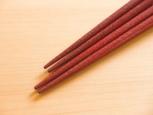 つがり 津軽塗 すべらない箸 夫婦箸 石地塗 赤・赤
