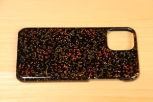 津軽塗 iPhoneケース [iPhone 11 Pro] 唐塗 貝蒔 呂