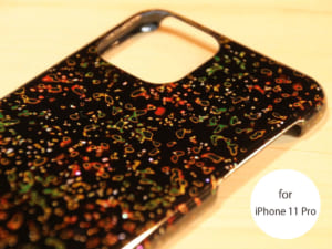 津軽塗 iPhoneケース [iPhone 11 Pro] 唐塗 貝蒔 呂
