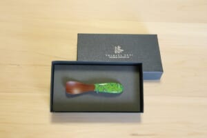 【幼児スプーン】変わり塗 きみどり