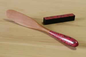 【バターナイフ・レスト】変わり塗 ぴんく