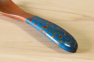 【幼児スプーン・レスト】変わり塗 あさぎ