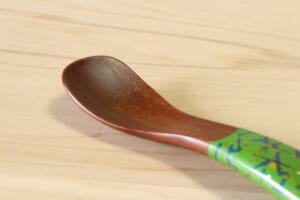 【幼児スプーン・フォーク】変わり塗 [スプーン]きみどり・[フォーク]きみどり