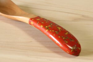 【幼児スプーン・フォーク】変わり塗 [スプーン]おれんじ・[フォーク]おれんじ