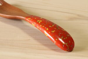 【幼児スプーン・フォーク】変わり塗 [スプーン]おれんじ・[フォーク]おれんじ