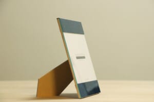 津軽塗【アルミフォトフレーム】ロイヤルブルー 貝蒔