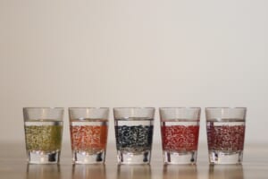 津軽塗 さわるツガルヌリ【ぐい吞】きいろ