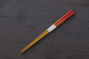 津軽塗 泡沫 斜陽 (七々子塗微粒面) / 箸