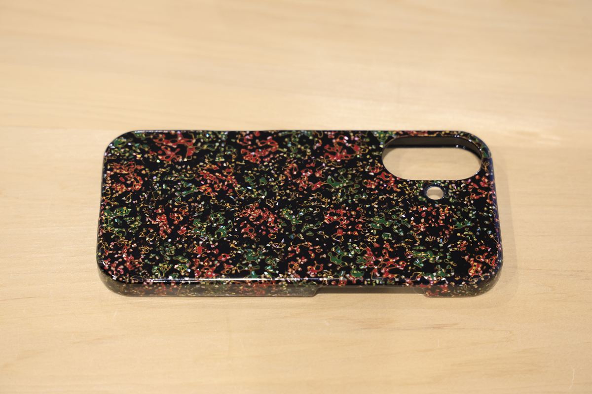 津軽塗 iPhoneケース [iPhone 17] 唐塗 貝蒔 呂