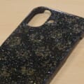 津軽塗 iPhoneケース [iPhone 17] 唐塗 貝蒔 黒