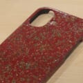 津軽塗 iPhoneケース [iPhone 17] 唐塗 貝蒔 赤々