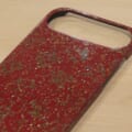津軽塗 iPhoneケース [iPhone Air] 唐塗 貝蒔 赤々