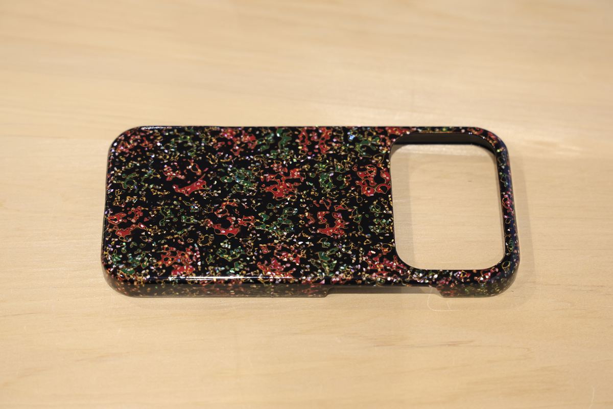 津軽塗 iPhoneケース [iPhone 17 Pro] 唐塗 貝蒔 呂