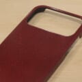 津軽塗 iPhoneケース [iPhone 17 Pro] 七々子塗 赤[黒種]