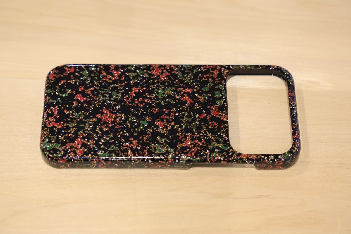 津軽塗 iPhoneケース [iPhone 17 ProMax] 唐塗 貝蒔 呂