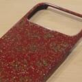 津軽塗 iPhoneケース [iPhone 17 ProMax] 唐塗 貝蒔 赤々